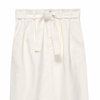 The Trouser Pencil Skirt- White