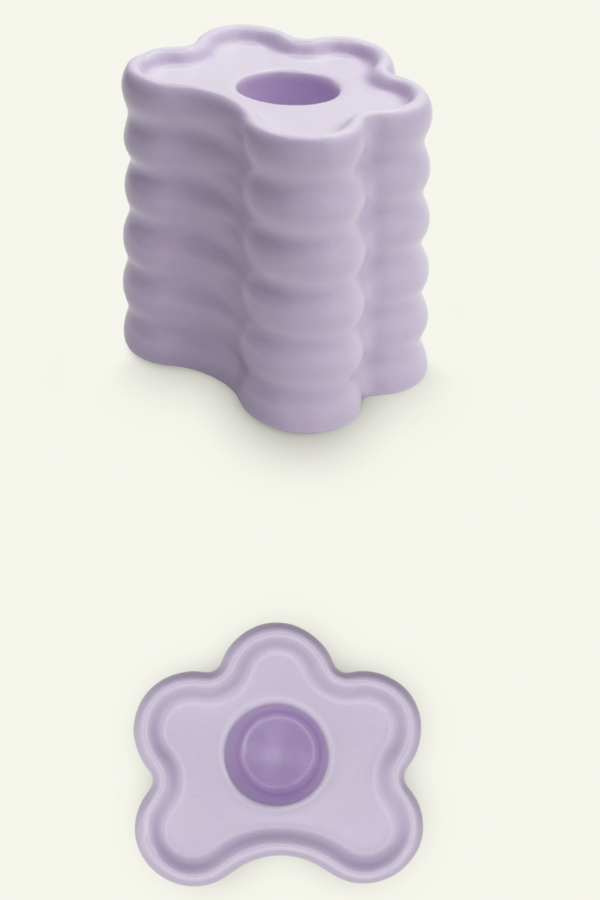 Flora Candle Holder - Lilac